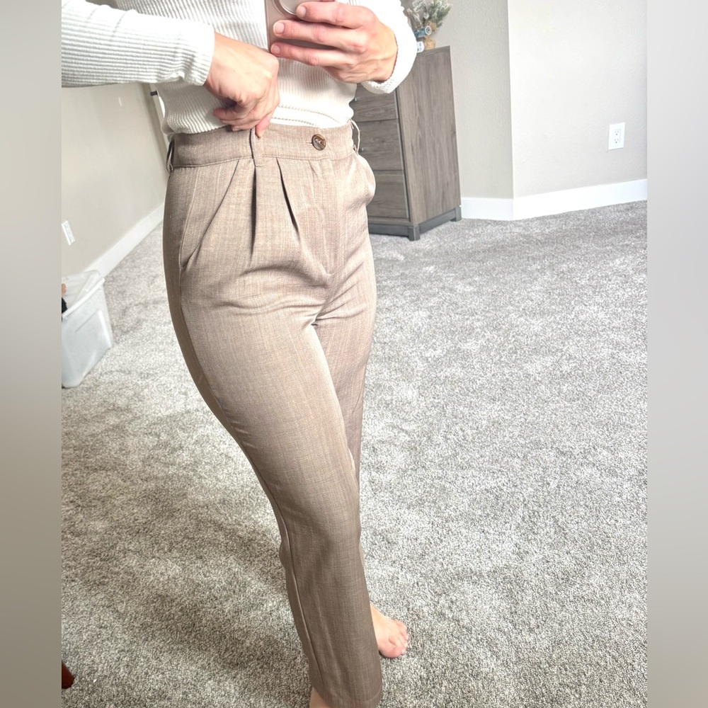Stretch Pant - Trouser Lightweight Tan Women's Pants